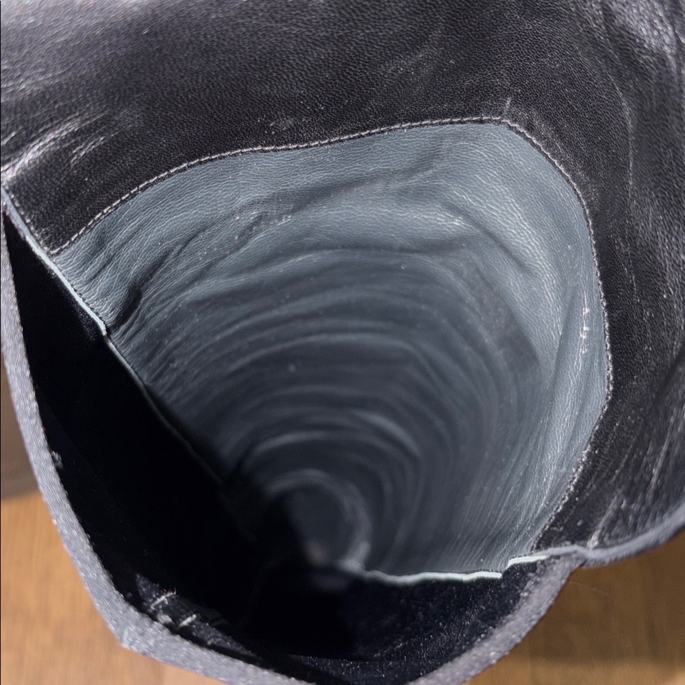 Stuart Weitzman - Black Knee-High Leather Boots - Picture 16 of 16